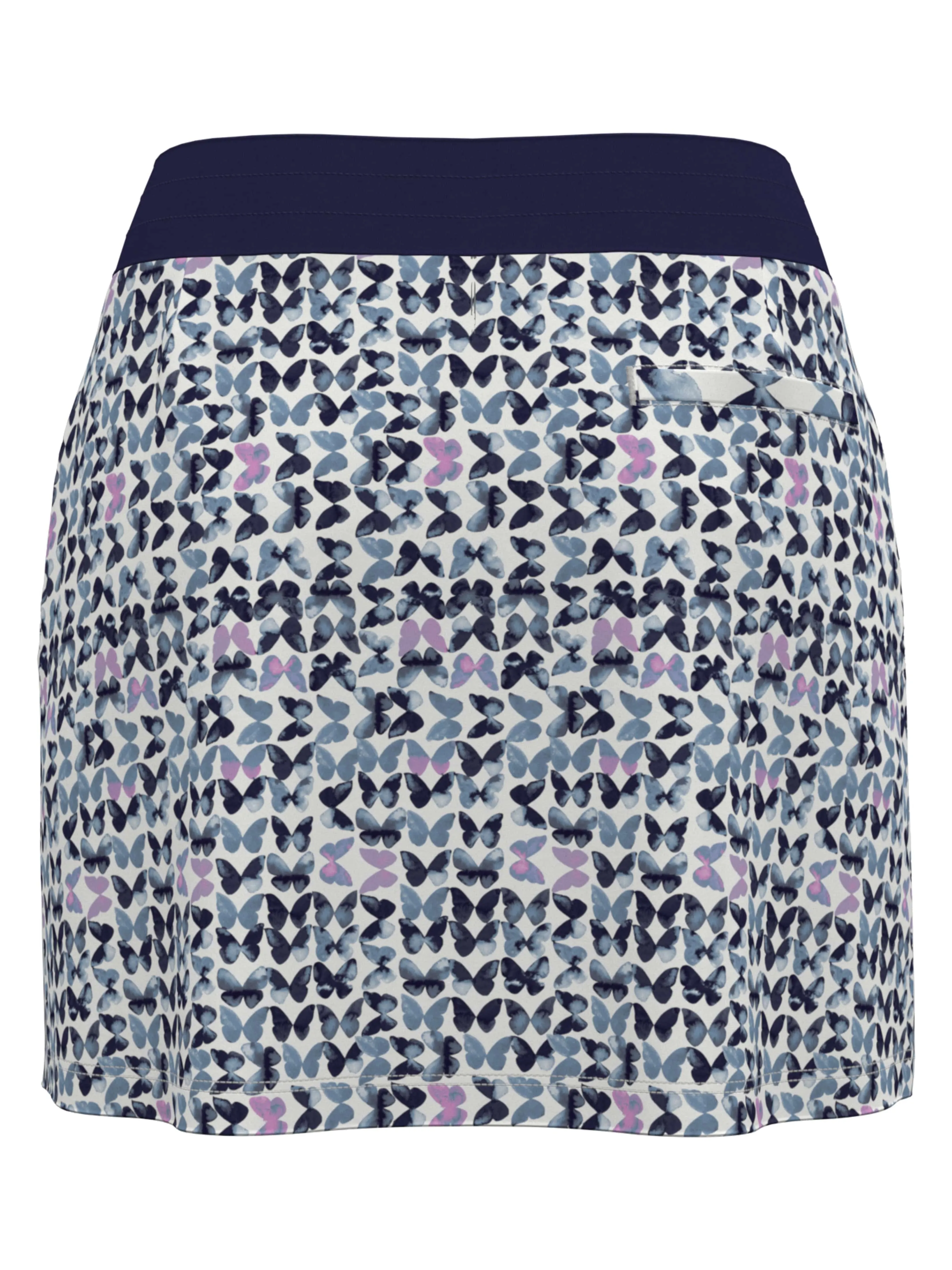 Womens 16" Butterfly Print Color Block Golf Skort Callaway Apparel
