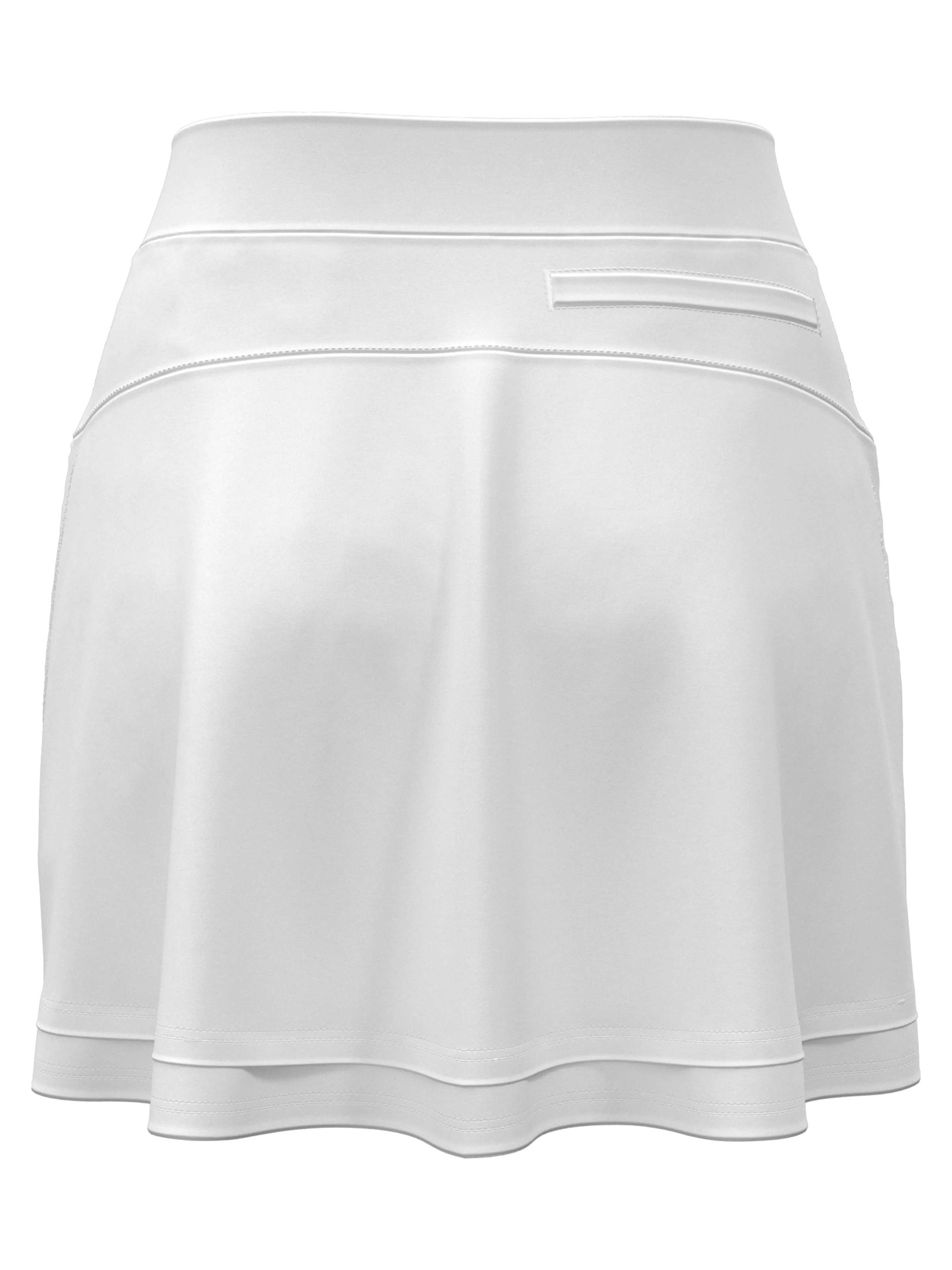 Womens 16" Double Ruffle Logo Golf Skort Callaway Apparel