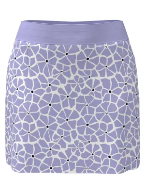 Womens 16" Spring Floral Print Color Block Golf Skort Callaway Apparel