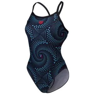WOMEN'S ARENA SWIMSUIT FIREFLOW CHALLENGE BACK - BLACK/MULTI BLACK