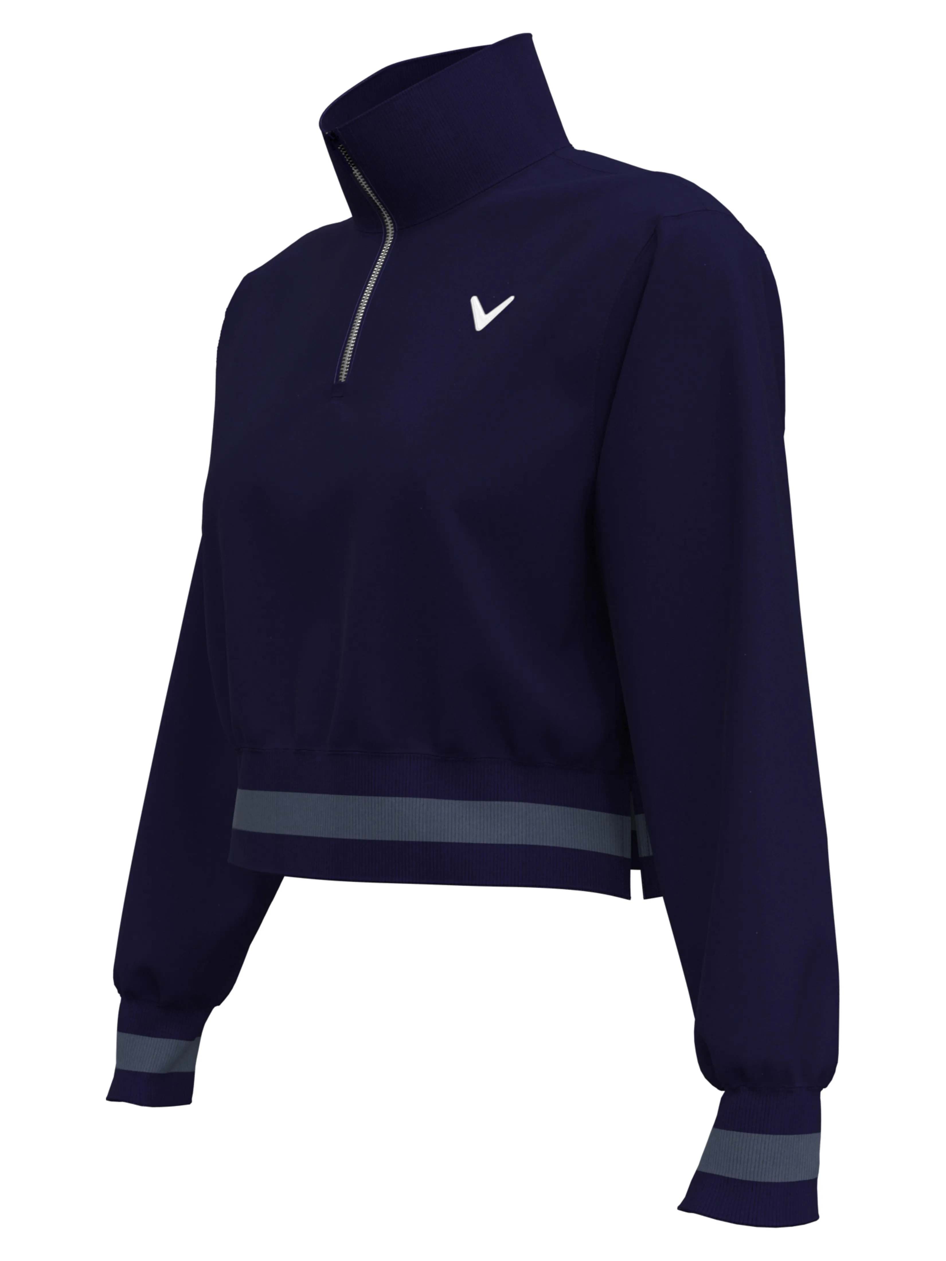 Womens Lightweight Cropped 1/4 Zip Golf Jacket Callaway Apparel