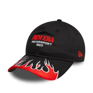 Womens New Era Flame Visor Black 9TWENTY Adjustable Cap Billy J