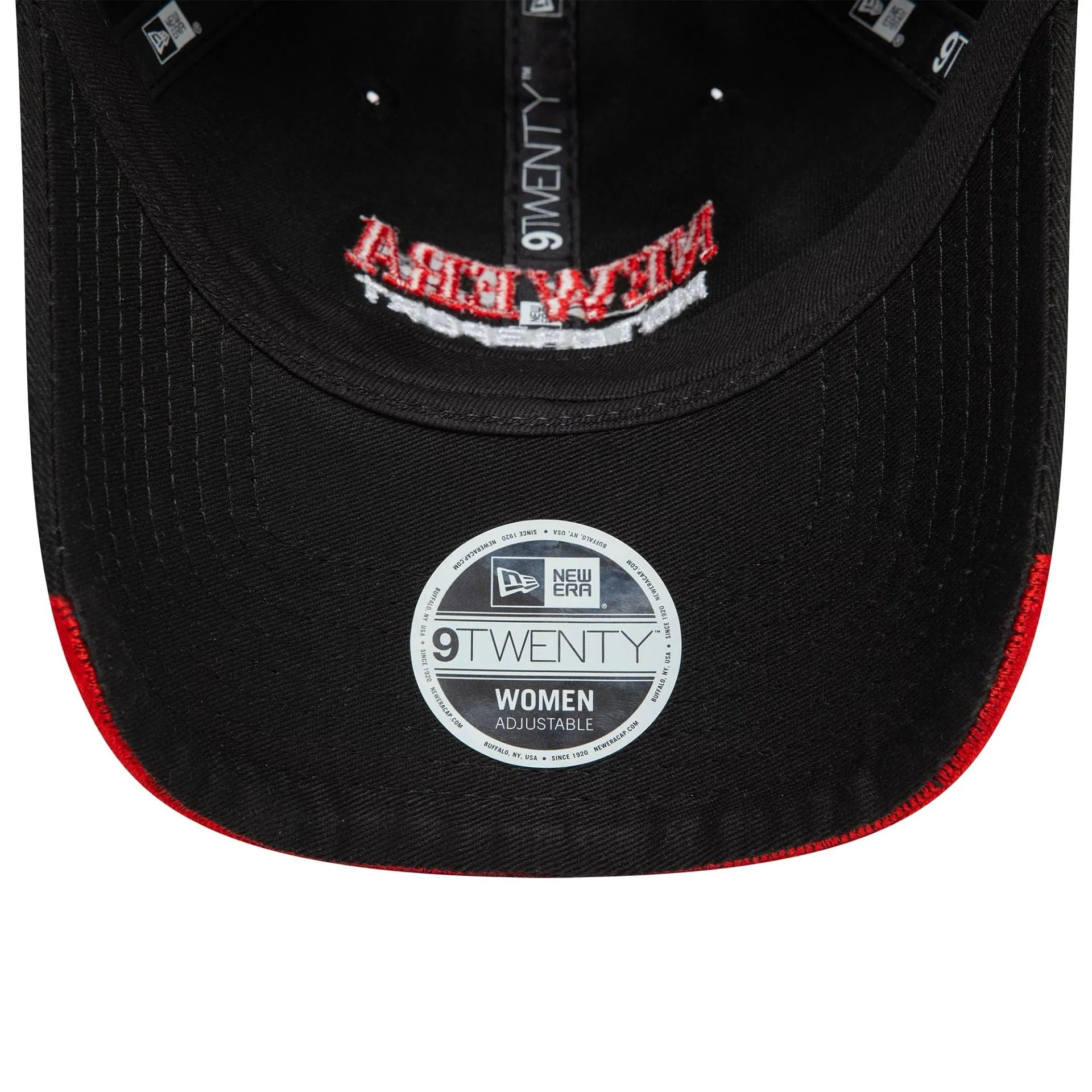 Womens New Era Flame Visor Black 9TWENTY Adjustable Cap Billy J