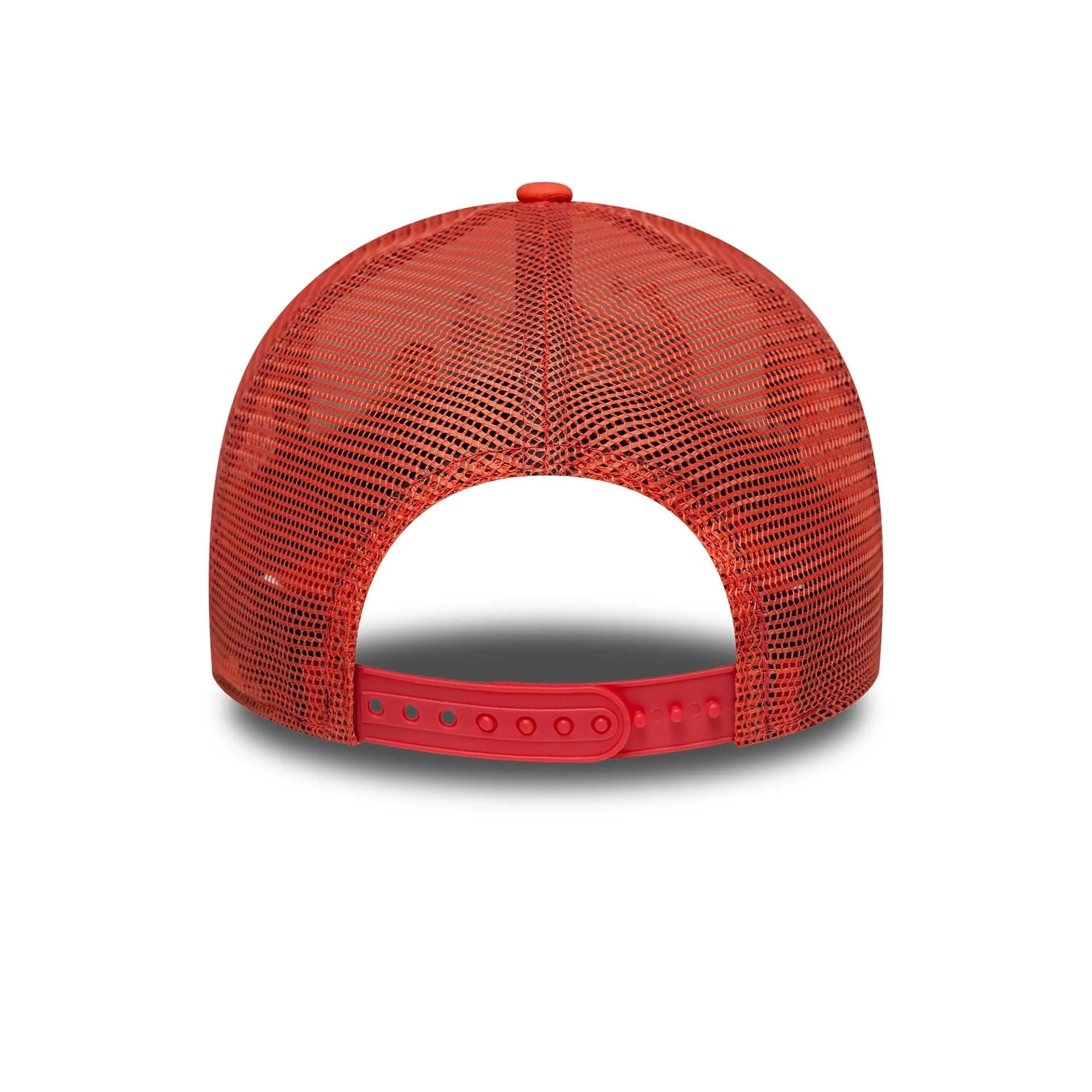 Womens New Era Western Orange 9FORTY A-Frame Trucker Adjustable Cap Billy J