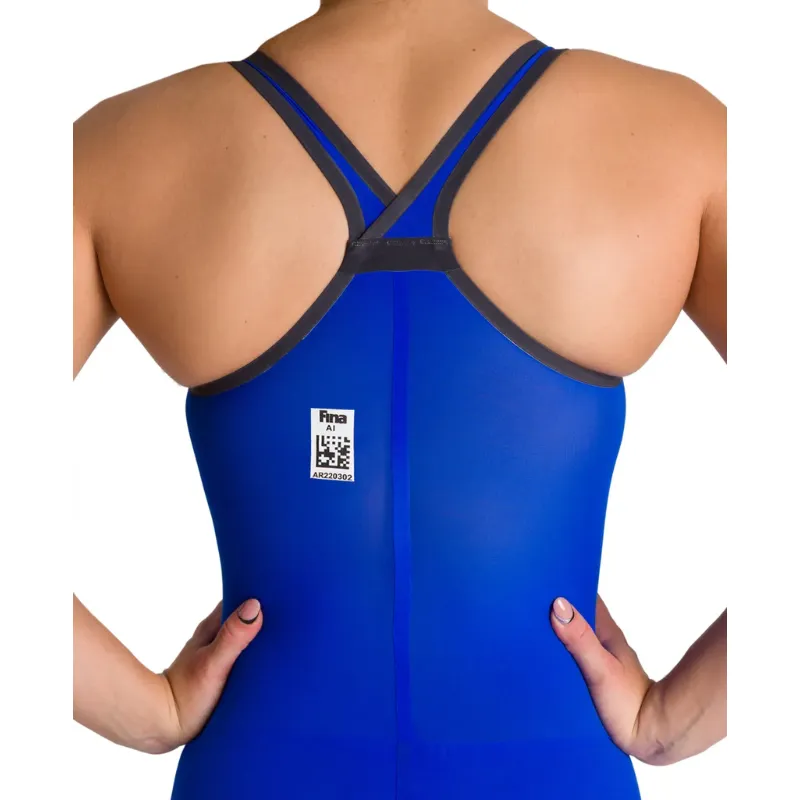 WOMEN'S POWERSKIN CARBON AIR2 CLOSED BACK - ELECTRIC BLUE/DARK GREY/FLUO YELLOW