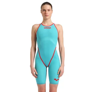 WOMEN'S POWERSKIN CARBON CORE FX OPEN BACK - TURQUOISE/METALLIC
