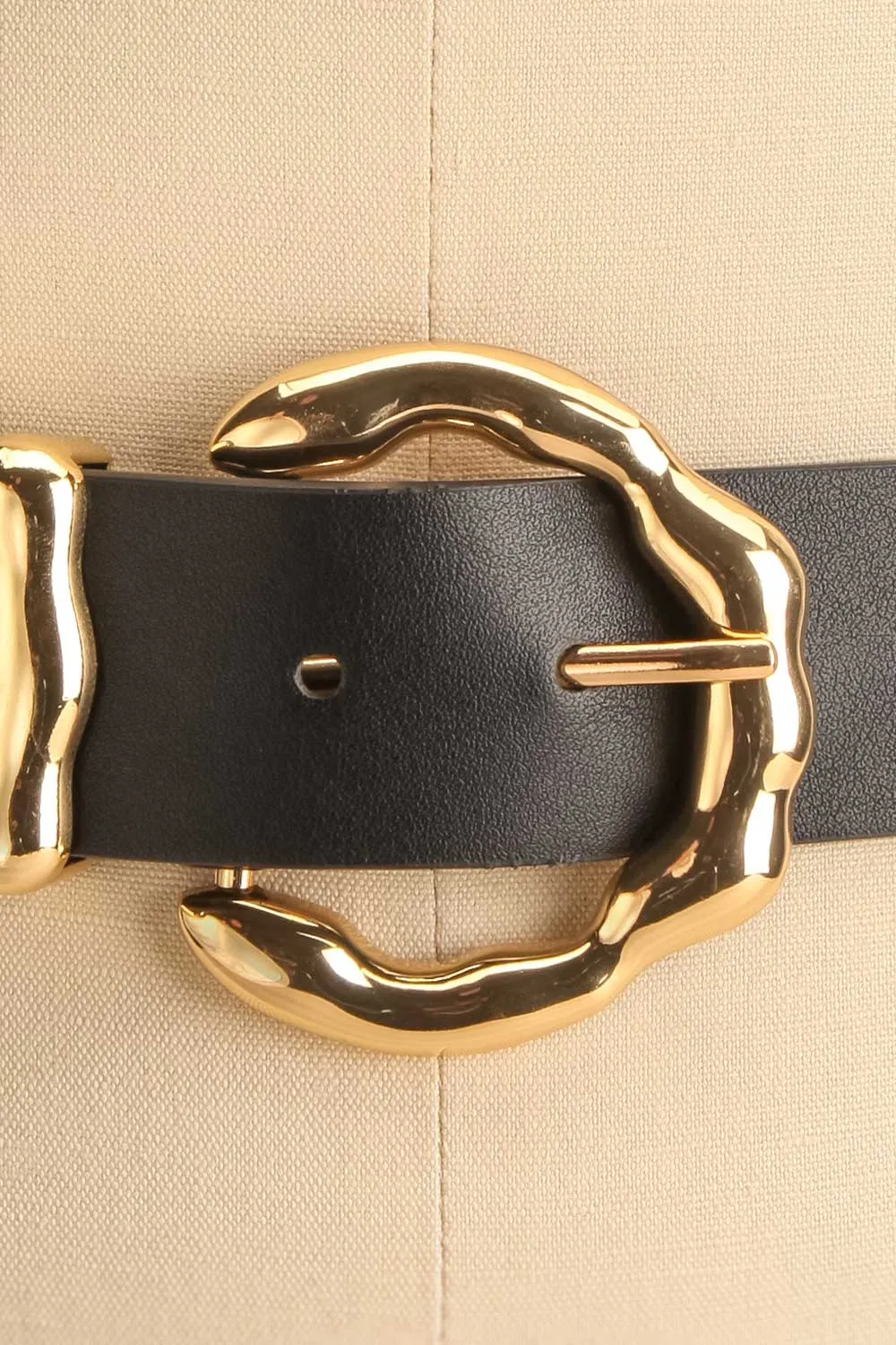 Yamoussoukro Black | Faux Leather Belt