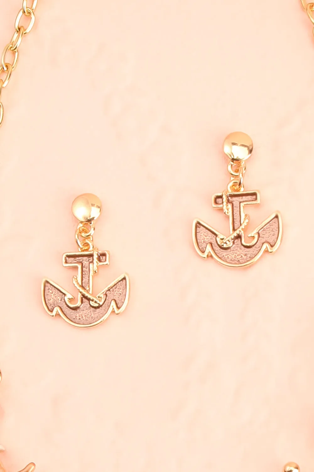 Zayalie | Nautical Necklace & Earrings Set