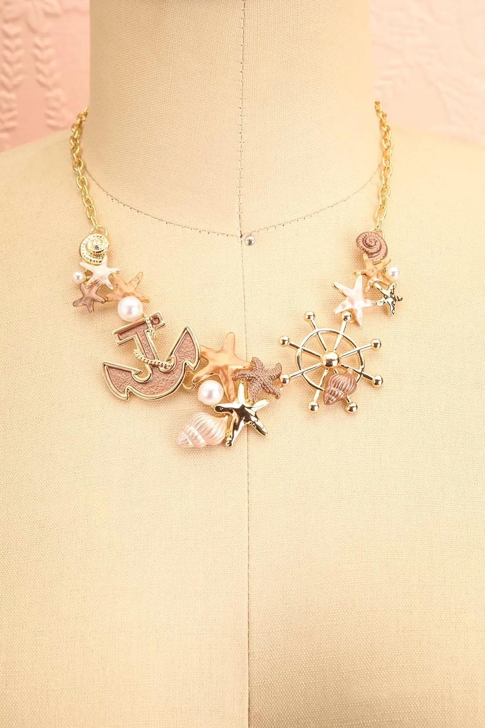Zayalie | Nautical Necklace & Earrings Set
