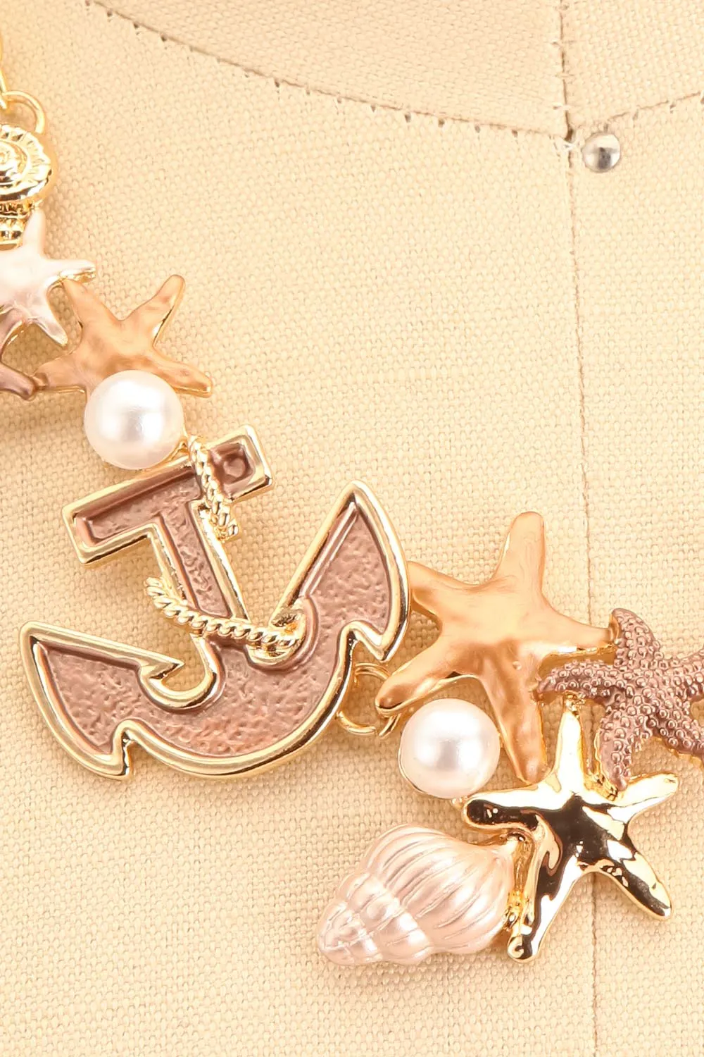 Zayalie | Nautical Necklace & Earrings Set