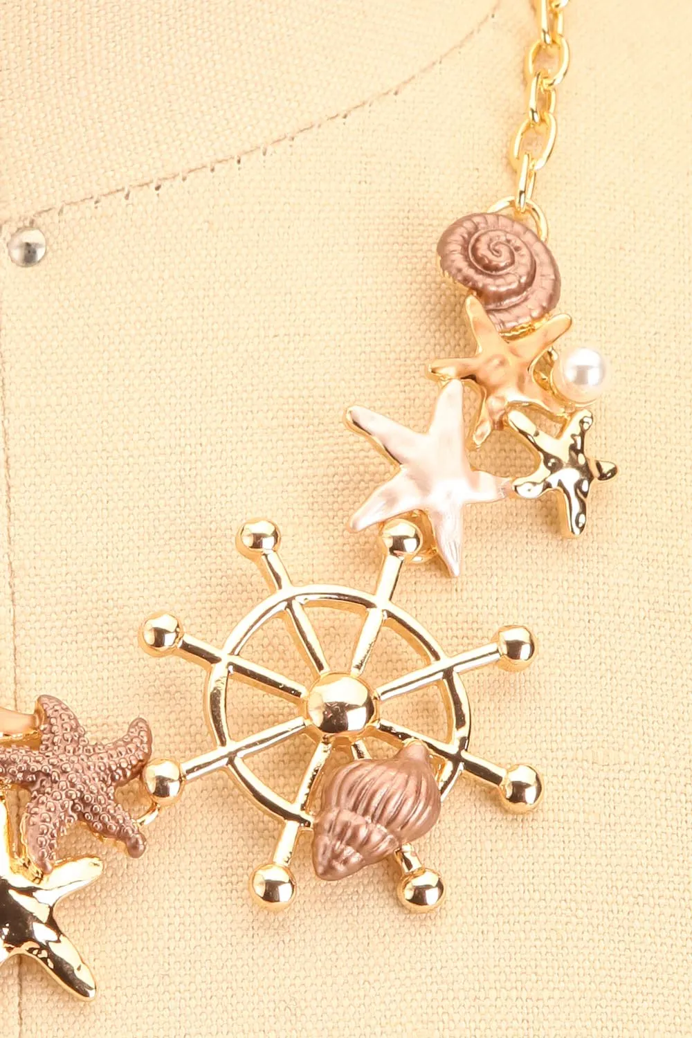 Zayalie | Nautical Necklace & Earrings Set