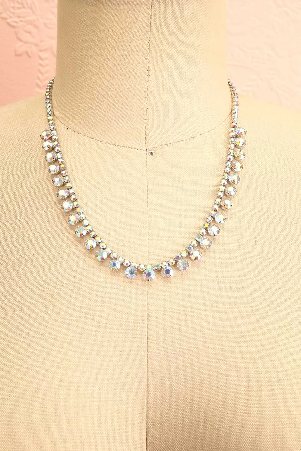 Zinara | Iridescent Crystal Necklace