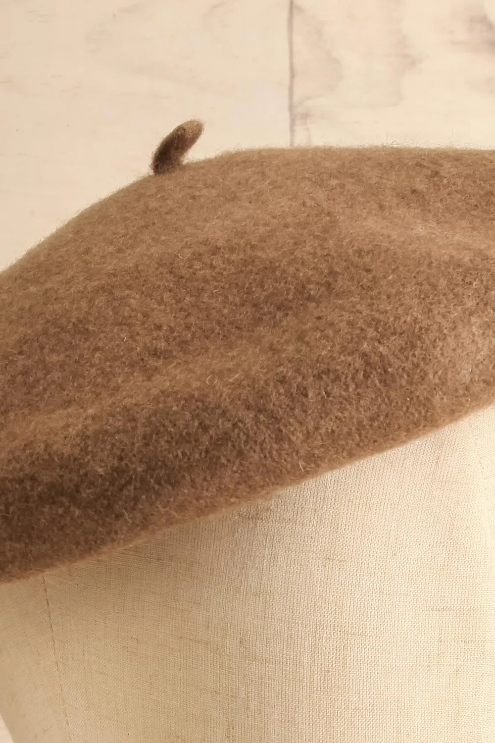 Zuzot Taupe | Wool Beret