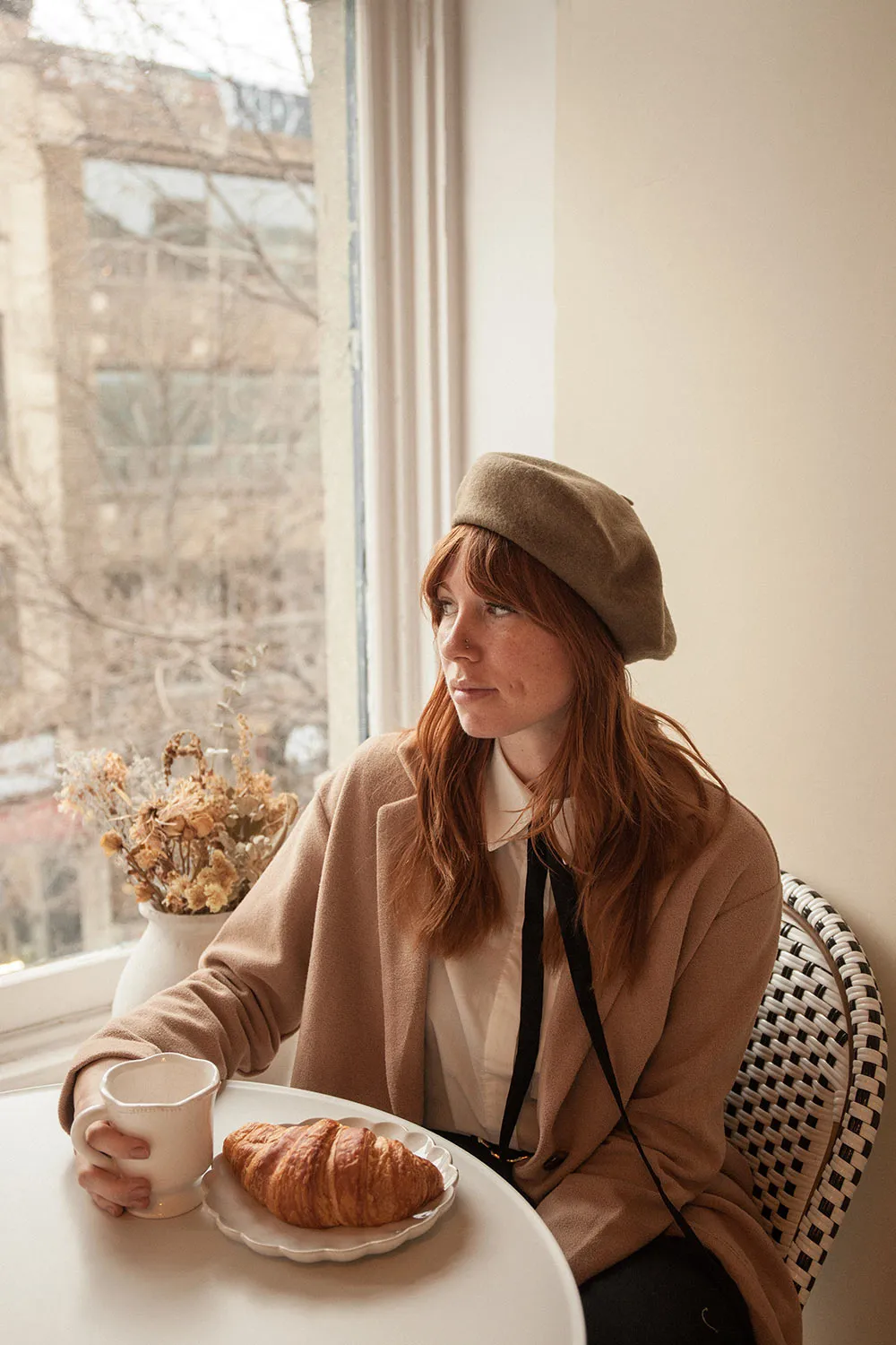 Zuzot Taupe | Wool Beret